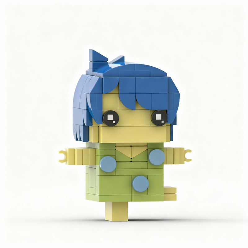 Kids Joy Education - 140 Piezas MOC Brickheadz Joy Inside,