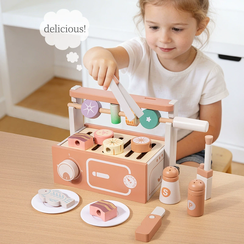 Kids Without Education - Juego de Parrilla de Madera para