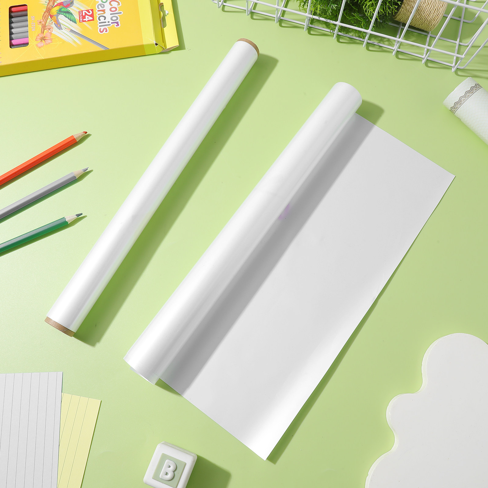 Kids Education Film - 4 Adhesivos Removibles para Pizarra Blanca,
