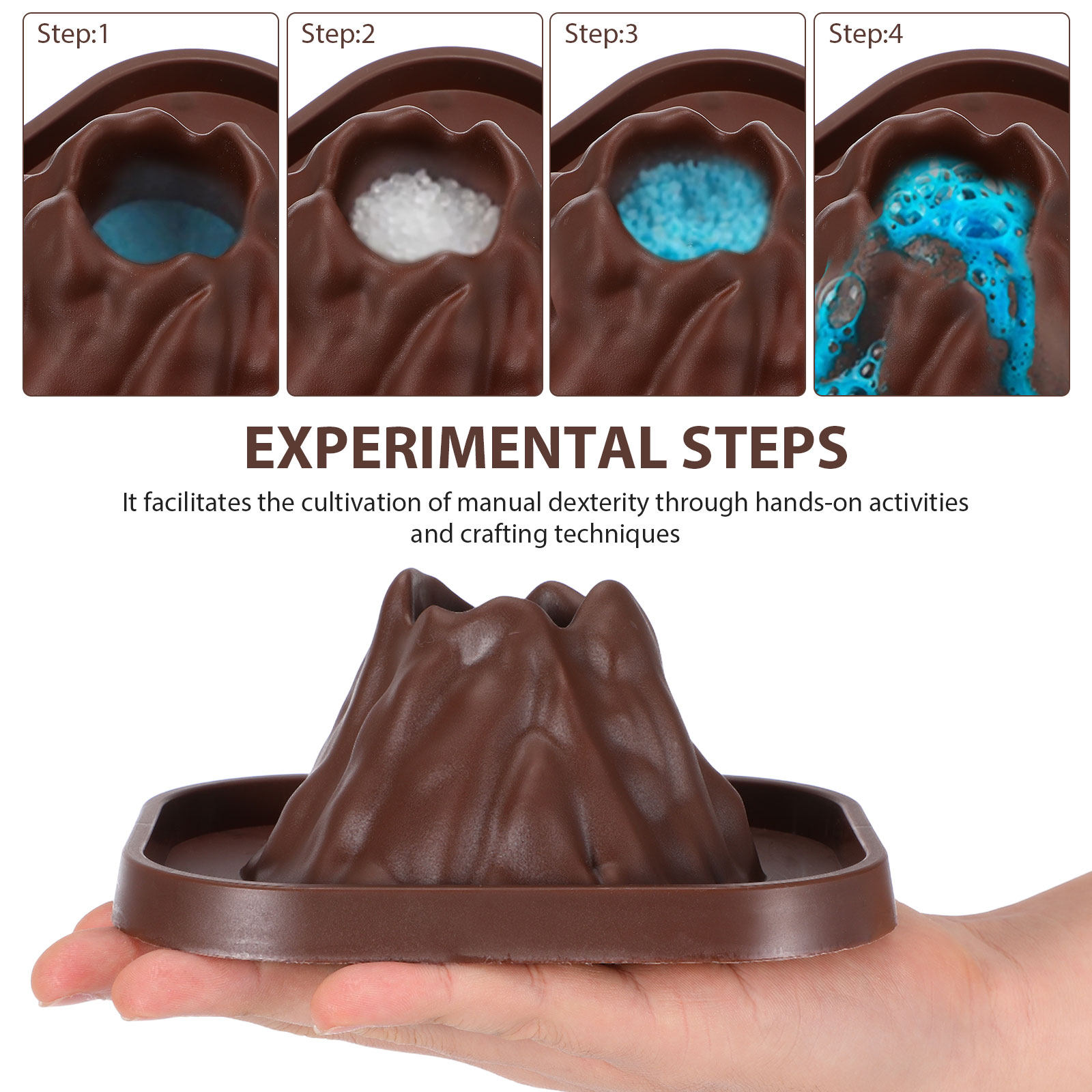 Kit de 10 Moldes de Volcán par - Science Kit Volcano reseña y precio