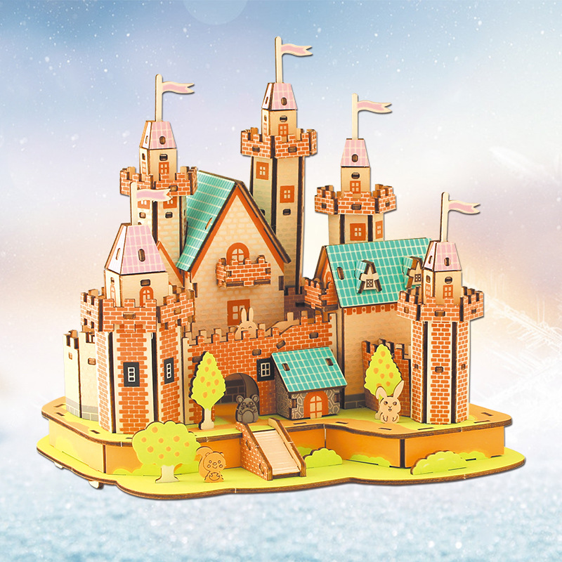 Rompecabezas 3D de madera, arq - Kids Without Education reseña y precio