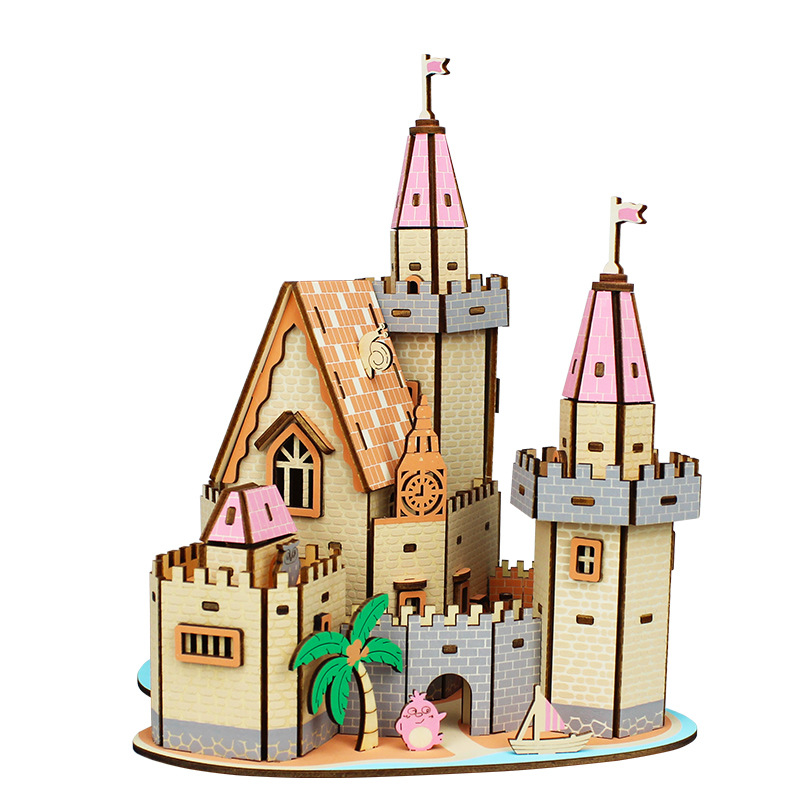 Rompecabezas 3D de madera, arq - Kids Without Education reseña y precio
