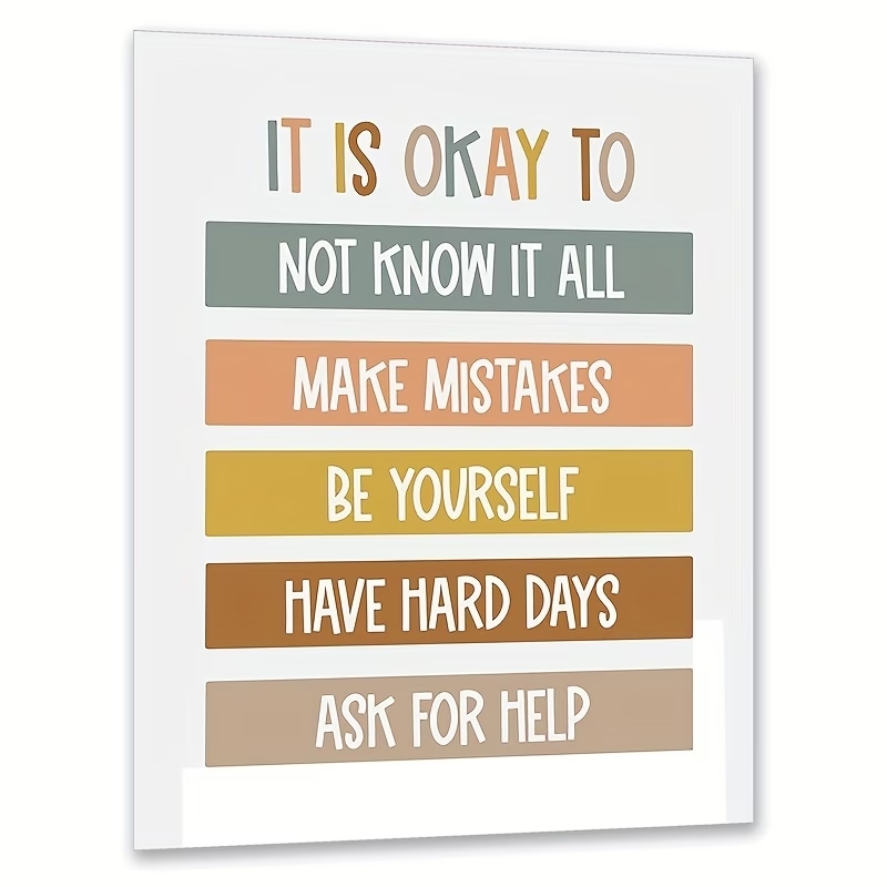 Póster con impresión de citas  - Kids Education Yes reseña y precio