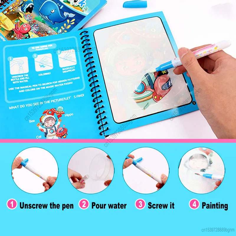 Libro para colorear de pintura - Educational Cartoon For Kids reseña y precio