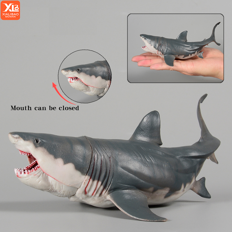 Figura de tiburón blanco de 3  - Kids Education Learn Tv reseña y precio