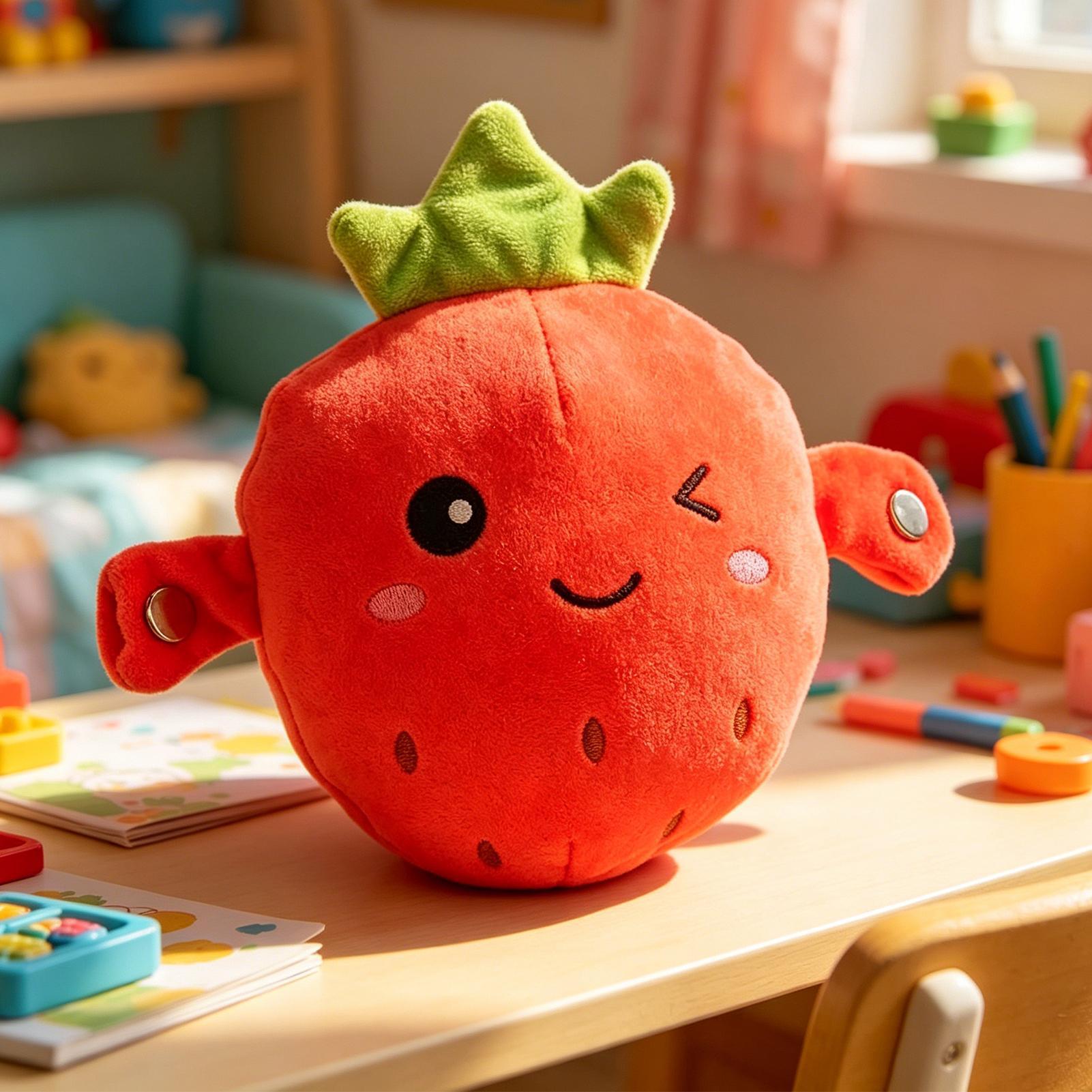 Muñeco de peluche de fresa, ed - Kids Education Learn Tv reseña y precio