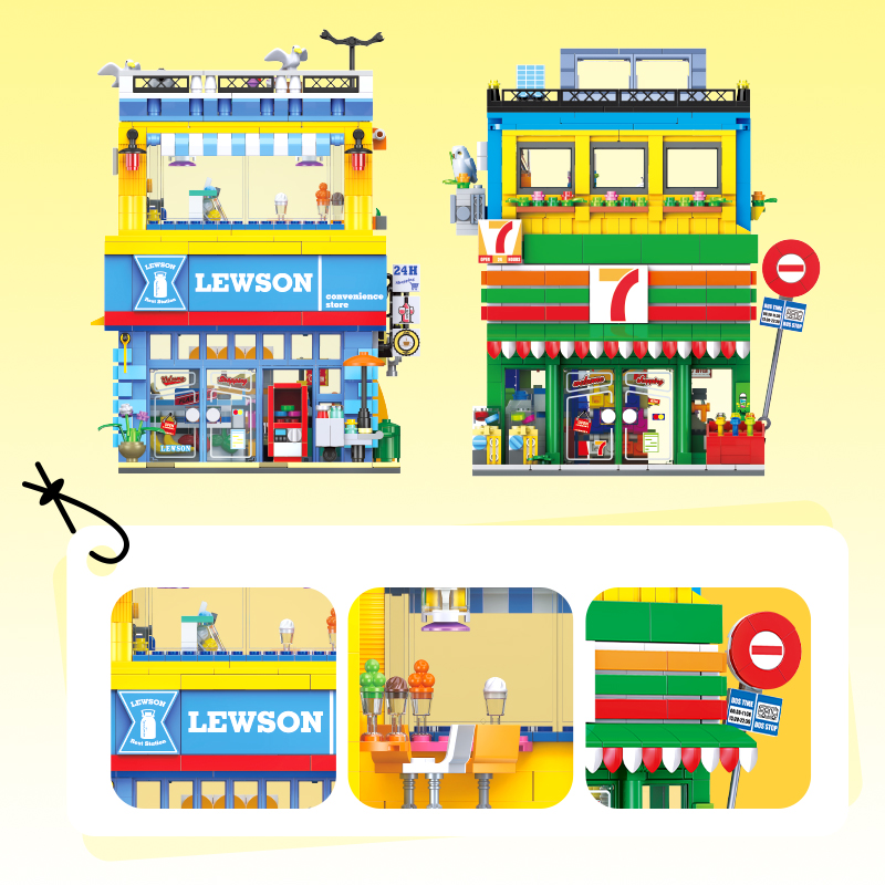1263+ Piezas, Tienda de Conven - Kids Education Yes reseña y precio