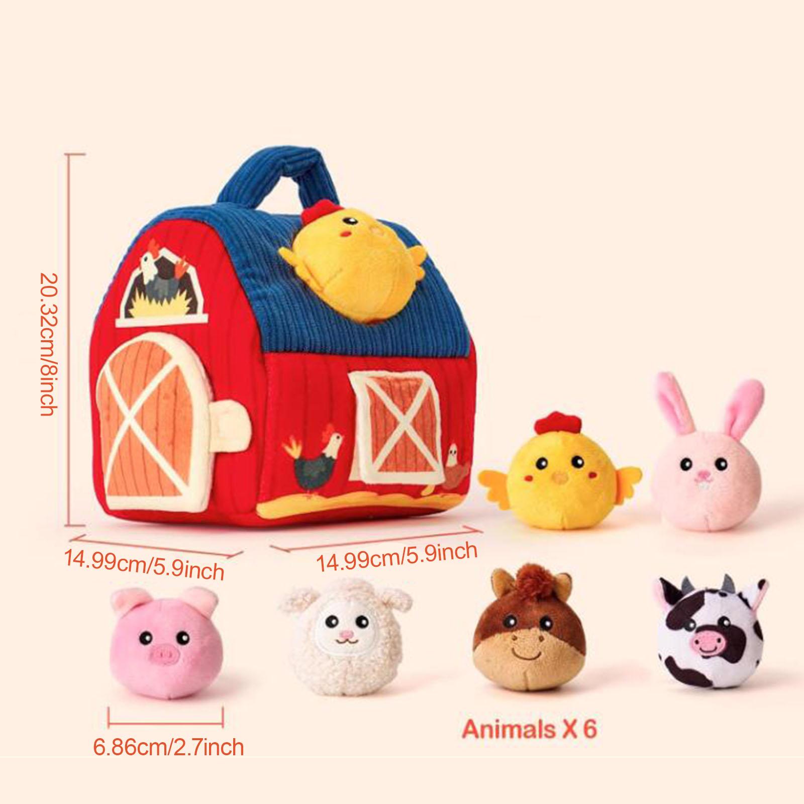 Animales de Peluche de Granja, - Kids Education Learn Tv reseña y precio